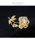 SB136 - Beautiful delicate rose brooch